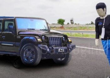 5-door Mahindra Thar ADAS Autonomous Emergency Braking