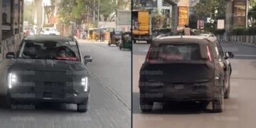 Kia Clavis Spied India