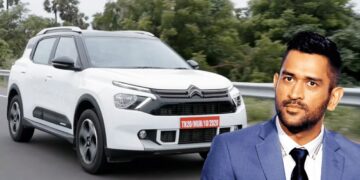 MS Dhoni Citroen India Brand Ambassador