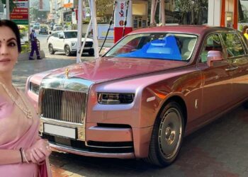 Nita Ambani Rolls Royce Phantom Rose Quartz Paint