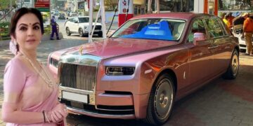 Nita Ambani Rolls Royce Phantom Rose Quartz Paint