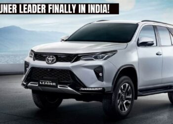 Toyota Fortuner Leader Edition India Official Image Front Three Quarters