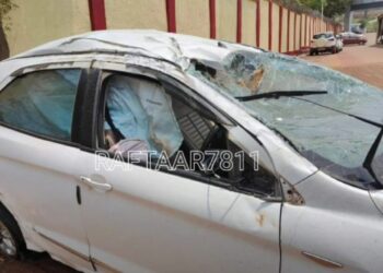 Ford Figo Rolls Rolls Over Twice