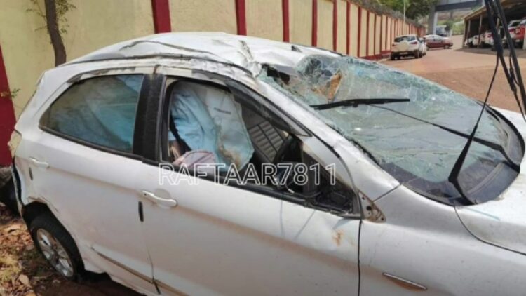 Ford Figo Rolls Rolls over Twice