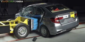 Honda Amaze GNCAP Crash Test Score
