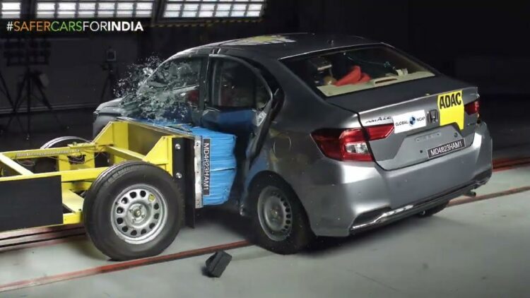 Honda Amaze Gncap Crash Test Score