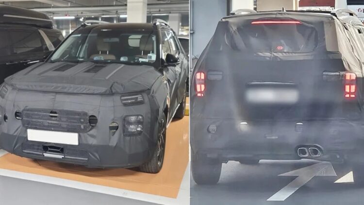 Hyundai Alcazar Facelift Spotted Testing