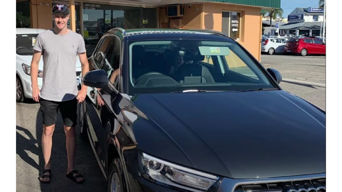 Jason Behrendorff with His Audi Q5