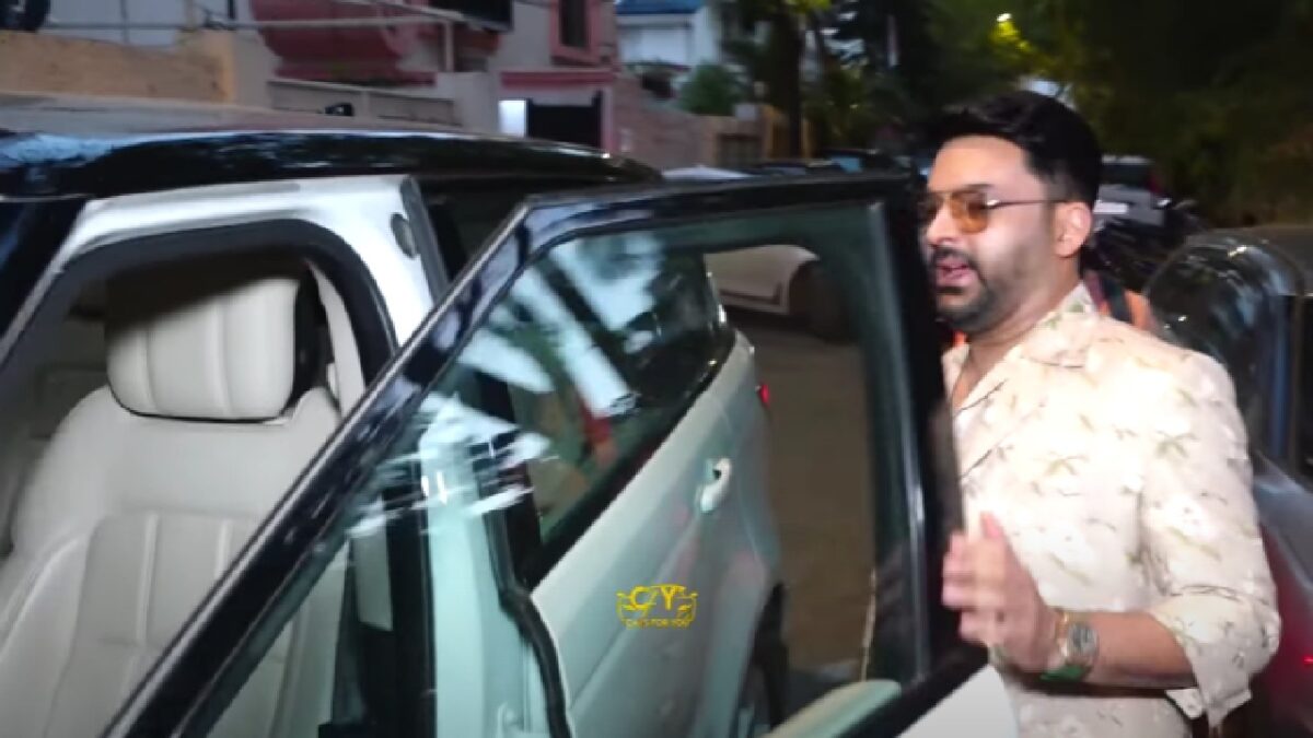 Kapil Sharma with His Range Rover Sport