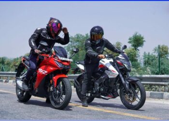 Hero Karizma vs Bajaj Pulsar NS200 Drag Race