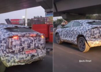 Mahindra BE.05 Electric SUV Spied Testing