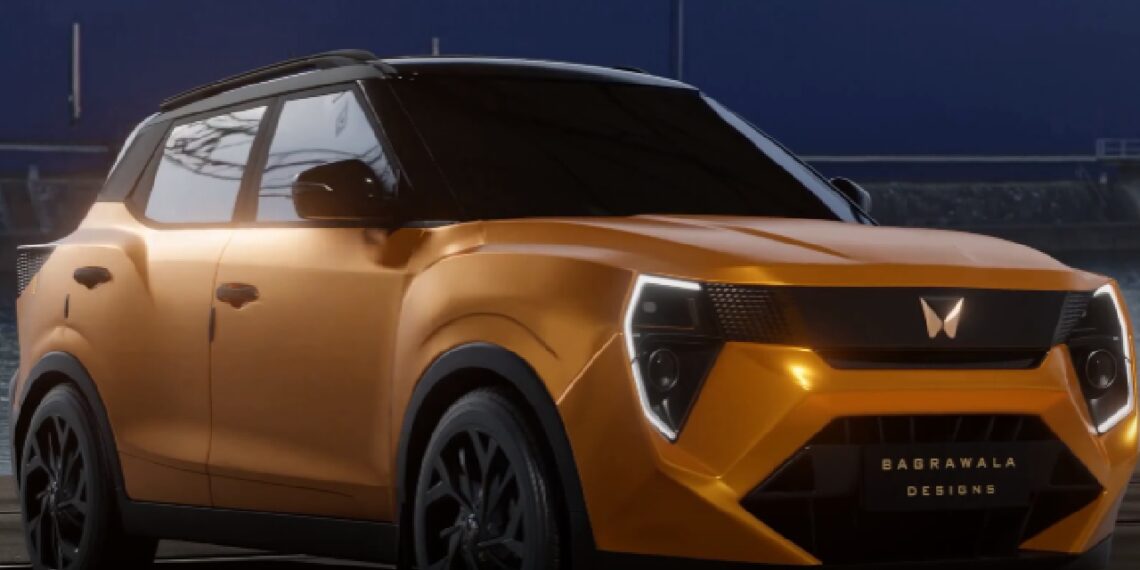 Mahindra XUV 3XO Previewed in Digital Illustration
