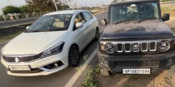 Maruti Ciaz vs Jimny Drag Race