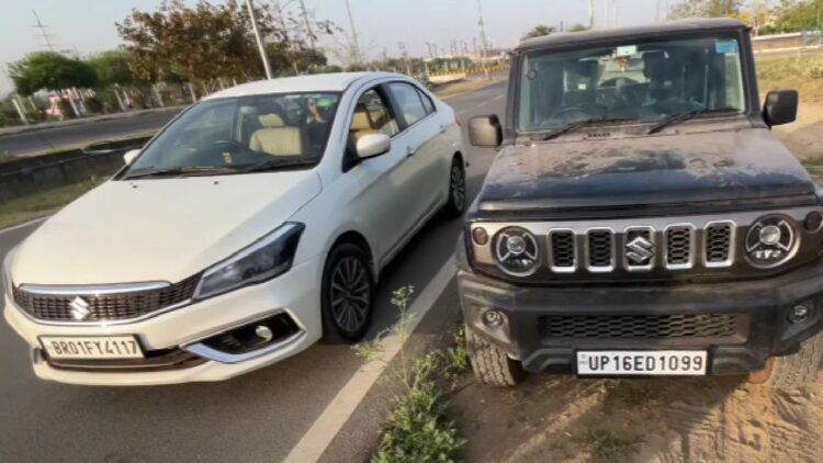 Maruti Ciaz Vs Jimny Drag Race