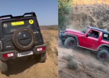 Maruti Jimny vs Mahindra Thar Off-Roading Challenge