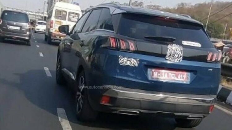 Peugeot 3008 Suv Spotted Testing in India