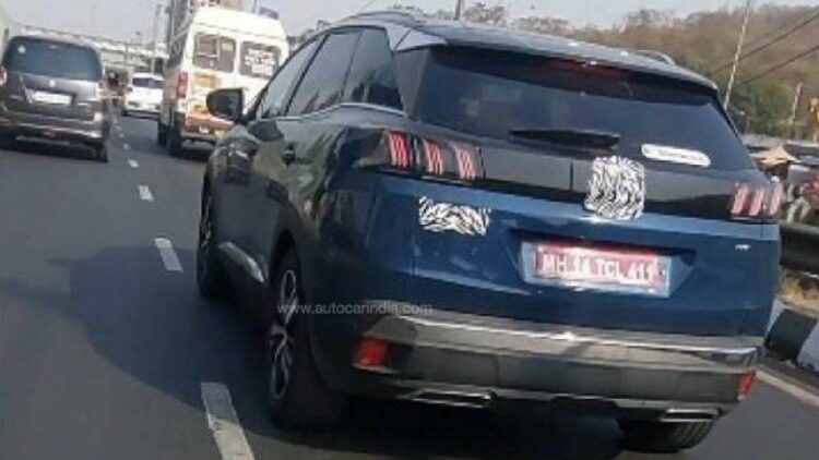 Peugeot 3008 SUV Spotted Testing in India