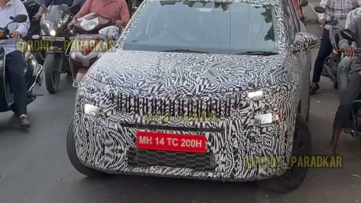 Skoda Sub 4 metre Suv Seen with Tata Nexon