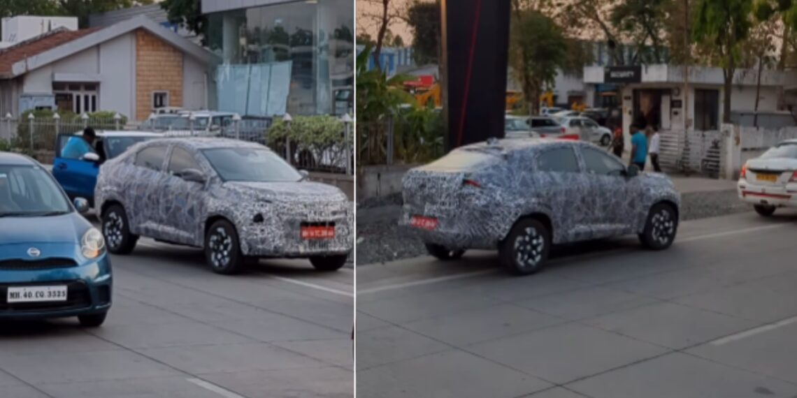 Tata Curvv EV Spied Testing