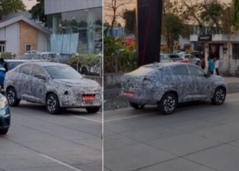 Tata Curvv EV Spied Testing