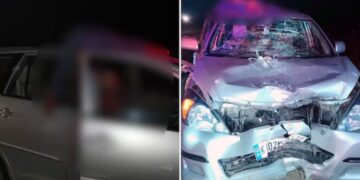 Toyota Innova Driver Hits Biker