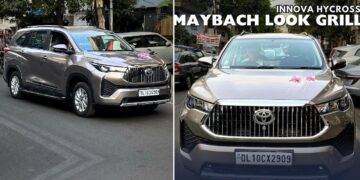 Toyota Innova Hycross with Mercedes Maybach Grille
