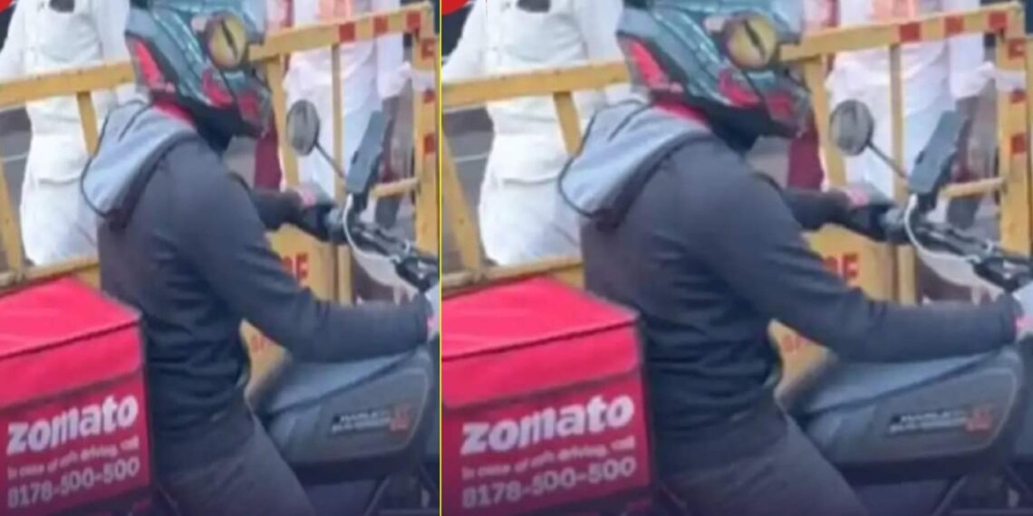 Zomato Delivery Agent Uses Harley Davidson X440