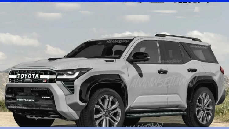 2025 Toyota Fortuner Concept Front Three Quarters