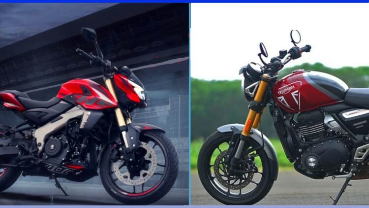 Bajaj Pulsar Ns400z Vs Triumph Speed 400 Comparison