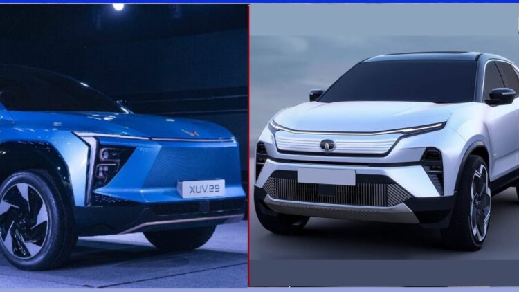 Mahindra XUVe9 Tata Harrier EV