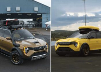 Modified Mahindra XUV 3XO Slammed Lifted