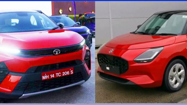 New Car Launches in India in May 2024 Tata Nexon iCNG-New Maruti Swift