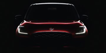 New Generation Maruti Swift Teaser Front LED DRLs