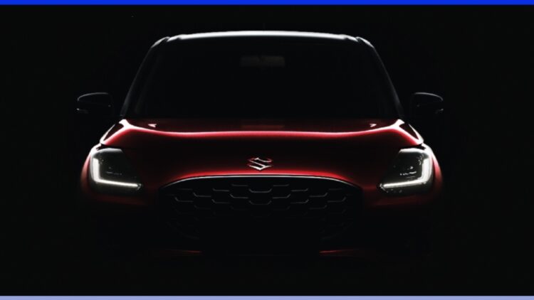 New Generation Maruti Swift Teaser Front LED DRLs