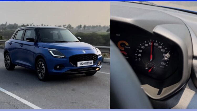 New Maruti Swift 0-100 km_h Acceleration Test