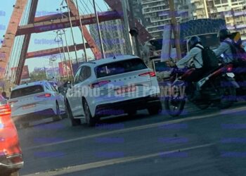 Skoda Enyaq iV Spied Mumbai Rear Three Quarters