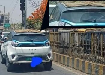 Tata Nexon EV Wet Sack on Roof