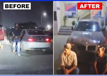 BMW Accident Noida Attack Arrest