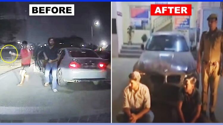 BMW Accident Noida Attack Arrest