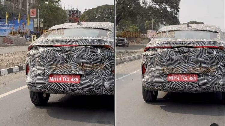 Tata Curvv Spied Rear