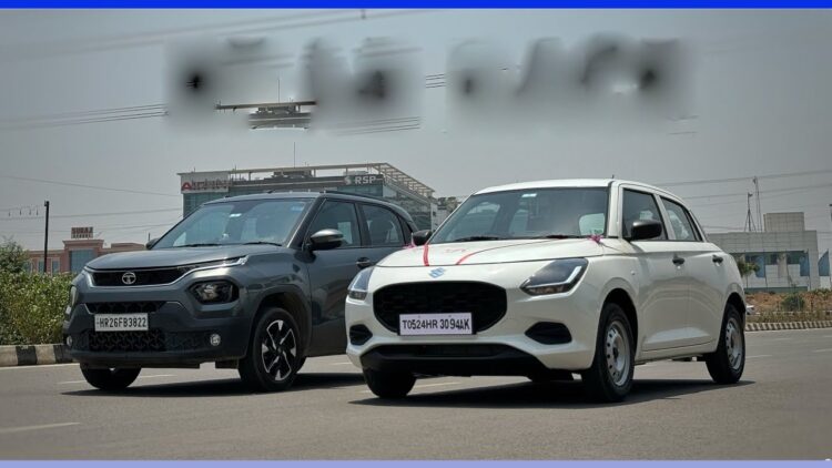 Maruti Swift vs Tata Punch Drag Race
