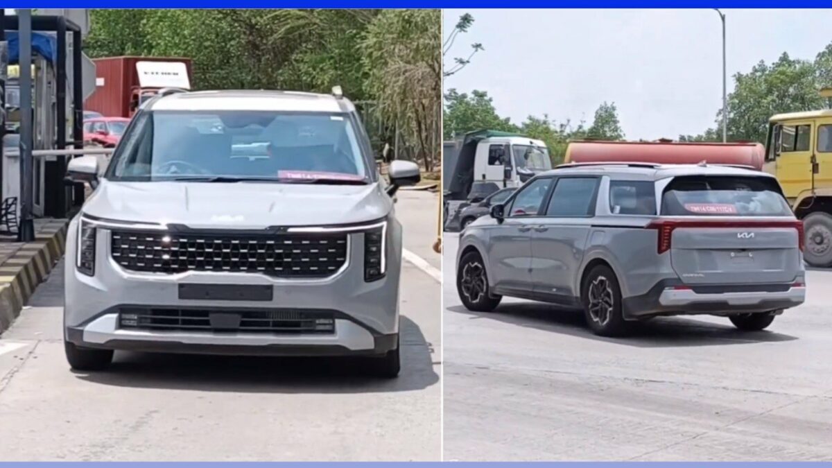 New-Gen Kia Carnival Spied Testing