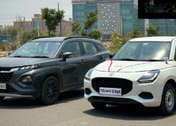 New Maruti Swift vs Fronx Drag Race