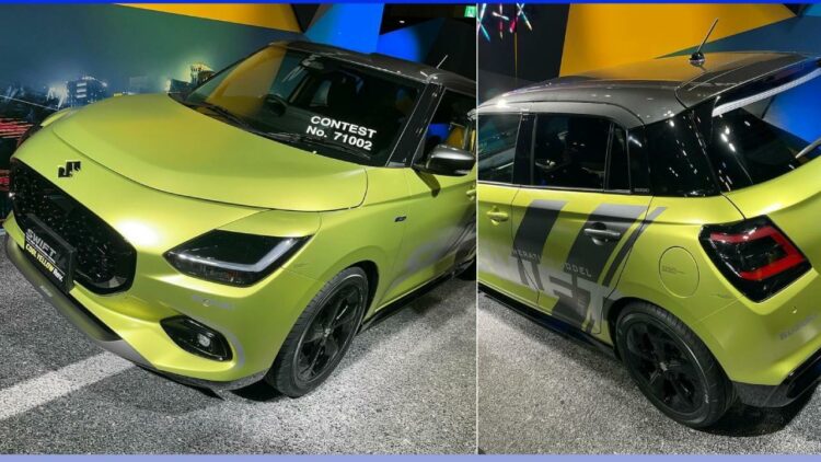 New Maruti Swift in Yellow Paint