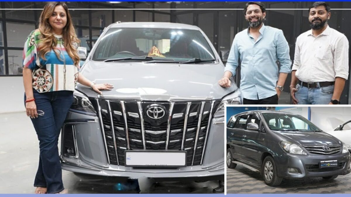 Here's World's First Old Toyota Innova with Alphard Kit