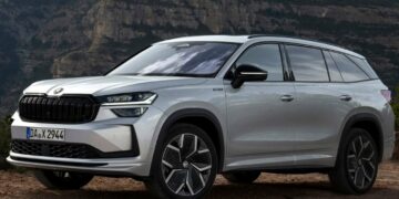 Skoda Kodiaq Front Three Quarters
