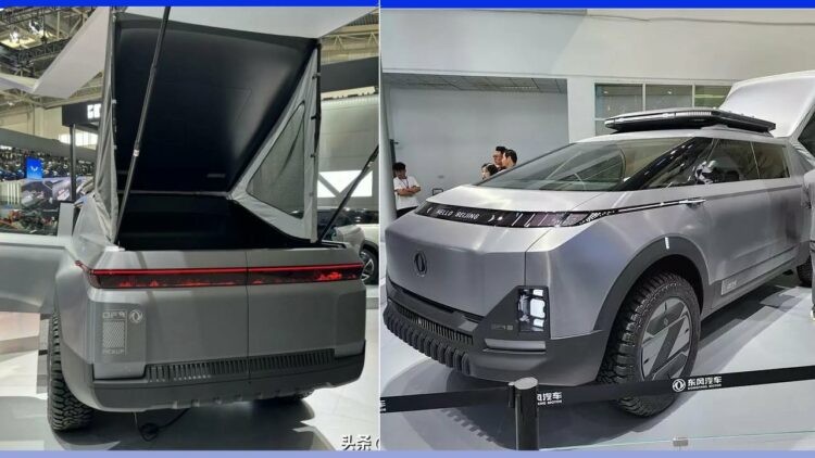 Tesla Cybertruck Copycat from China from Dongfeng
