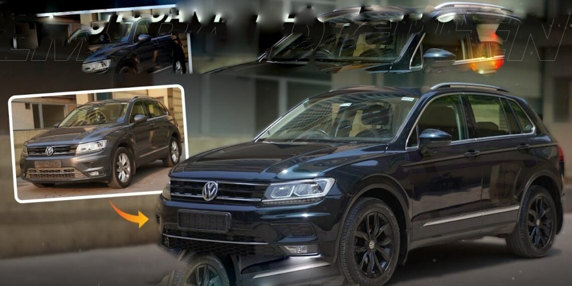 VW Tiguan Emerald Green Paint Colour