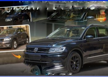 VW Tiguan Emerald Green Paint Colour
