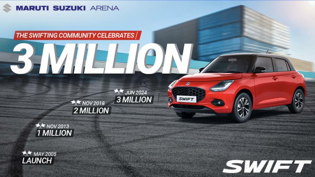 Maruti Swift Sales Milestone